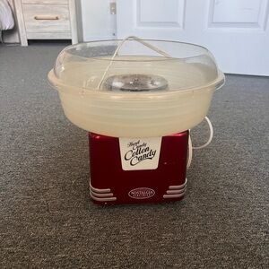 Vintage Nostalgia Red Cotton Candy Maker